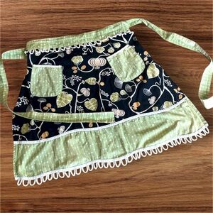 Women's NOW Designs 100% cotton botanical traditional tie back kitchen apron, OS
